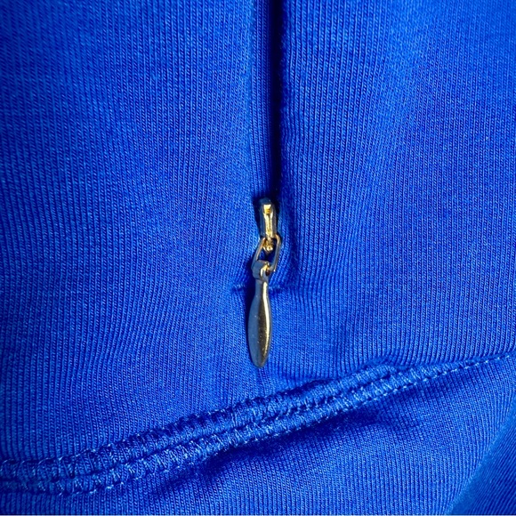 Lilly Pulitzer Luxletic Cobalt Blue Full-Zip Jacket, Size Large - Picture 6 of 7